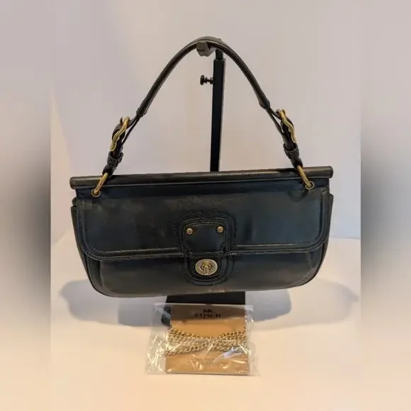 Coach Legacy Willis Top Handle Bag With Replacement Chain Strap - Made In 2012 - Picture 1 of 11